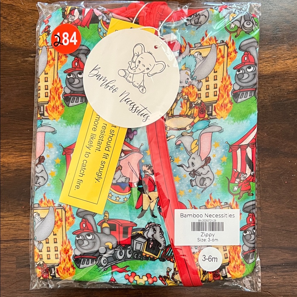 Bamboo Necessities Dumbo-3-6 Zippy